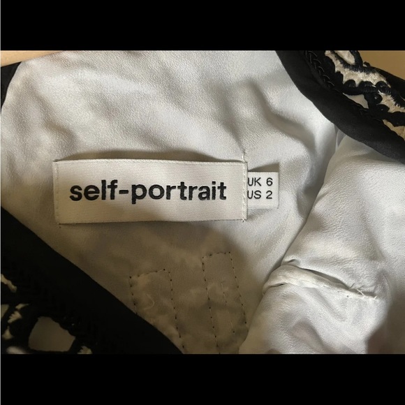 Self Portrait Sweetheart Crochet Midi Dress US 2UK 6 XS - Picture 11 of 11